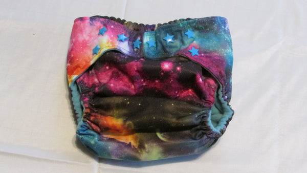 Galaxy Print pocket palz-Fruit of the Womb Diapers