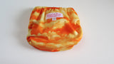 Pocket Palz Pocket Diaper in Orange Cloud print-Fruit of the Womb Diapers