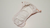 Orange Chevron Print pocket palz-Fruit of the Womb Diapers