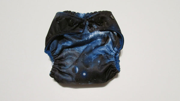 Blue Galaxy Print pocket palz-Fruit of the Womb Diapers